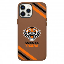 Wests Tigers Rugby League Football Club Phone Case For iPhone Samsung Galaxy Pixel OnePlus Vivo Xiaomi Asus Sony Motorola Nokia - Large Logo With Stripe