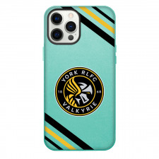 York Valkyrie Rugby League Football Club RLFC Phone Case For iPhone Samsung Galaxy Pixel OnePlus Vivo Xiaomi Asus Sony Motorola Nokia - Large Logo With Stripe