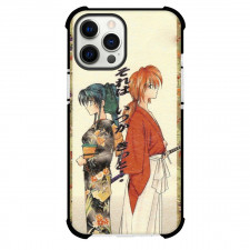 Rurouni Kenshin Phone Case For iPhone Samsung Galaxy Pixel OnePlus Vivo Xiaomi Asus Sony Motorola Nokia - Kenshin Himura & Kaoru Kamiya Vintage Poster Art