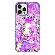 Star Detective Precure Akechi Anna Phone Case For iPhone Samsung Galaxy Pixel OnePlus Vivo Xiaomi Asus Sony Motorola Nokia - Akechi Anna Waving Happy Portrait
