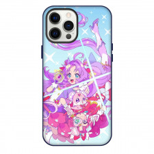 Star Detective Precure Phone Case For iPhone Samsung Galaxy Pixel OnePlus Vivo Xiaomi Asus Sony Motorola Nokia - Akechi Anna And Kobayashi Mikuru Chibi Falling Smile Portrait