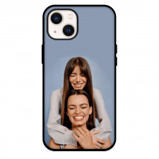 Sex Education Phone Case For iPhone and Samsung Galaxy Devices - Sex Education Ruby Matthews & Maeve Wiley Smiling Portrait On Gray Background