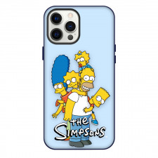 The Simpsons Phone Case For iPhone Samsung Galaxy Pixel OnePlus Vivo Xiaomi Asus Sony Motorola Nokia - The Simpsons Characters Hugging Series Portrait Poster
