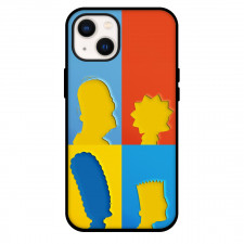 The Simpsons Phone Case For iPhone and Samsung Galaxy Devices - The Simpsons Family Silhouette