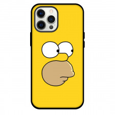 The Simpsons Homer Phone Case For iPhone and Samsung Galaxy Devices - Homer Avatar On Yellow Background
