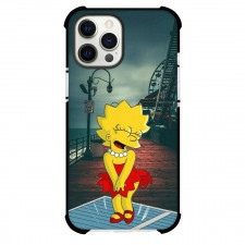 The Simpsons Lisa Phone Case For iPhone and Samsung Galaxy Devices - Lisa Crossover Marilyn Monroe Signature Posture