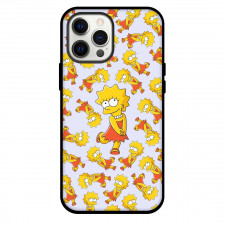 The Simpsons Lisa Phone Case For iPhone and Samsung Galaxy Devices - Lisa Standing Pattern Art