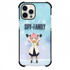 Spy X Family Anya Forger Phone Case For iPhone and Samsung Galaxy Devices - Anya Forger Christmas Celebration Poster
