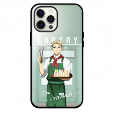 Spy X Family Loid Forger Phone Case For iPhone and Samsung Galaxy Devices - Loid Forger Bakery Chef Holding Food Poster