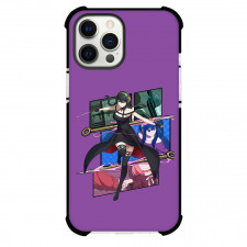 Spy X Family Yor Forger Phone Case For iPhone and Samsung Galaxy Devices - Yor Forger Assassin Purple Background Poster