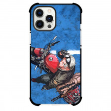 Sakamoto Days Tarou Sakamoto Phone Case For iPhone Samsung Galaxy Pixel OnePlus Vivo Xiaomi Asus Sony Motorola Nokia - Tarou Sakamoto Sitting On MotorBike Poster