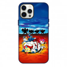Samurai Pizza Cats Phone Case For iPhone Samsung Galaxy Pixel OnePlus Vivo Xiaomi Asus Sony Motorola Nokia - Samurai Pizza Cats Characters Lying On Ground Anime Art Poster