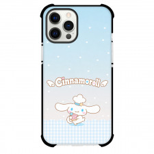 Sanrio Cinnamoroll Phone Case For iPhone Samsung Galaxy Pixel OnePlus Vivo Xiaomi Asus Sony Motorola Nokia - Cinnamoroll Holding Donut With Blue Hearts Kawaii Poster