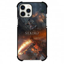 Sekiro Shadows Die Twice Phone Case For iPhone Samsung Galaxy Pixel OnePlus Vivo Xiaomi Asus Sony Motorola Nokia - Sekiro Shadows Die Twice Attacking Village Game Poster