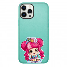 Shopkins Donatina Phone Case For iPhone Samsung Galaxy Pixel OnePlus Vivo Xiaomi Asus Sony Motorola Nokia - Donatina Holding Donut Smiling Portrait Sticker