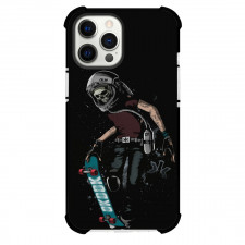 Skateboarding Case For iPhone Samsung Galaxy Pixel OnePlus Vivo Xiaomi Asus Sony Motorola Nokia - Astronaut Holding Skateboard Illustration