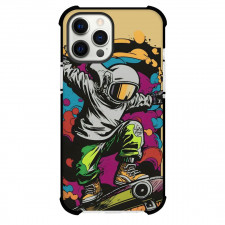 Skateboarding Case For iPhone Samsung Galaxy Pixel OnePlus Vivo Xiaomi Asus Sony Motorola Nokia - Astronaut Skateboarding Cartoon Art