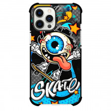 Skateboarding Case For iPhone Samsung Galaxy Pixel OnePlus Vivo Xiaomi Asus Sony Motorola Nokia - Eyeball Skateboarding Illustration
