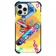 Skateboarding Case For iPhone Samsung Galaxy Pixel OnePlus Vivo Xiaomi Asus Sony Motorola Nokia - Skateboarding Music Pop Art