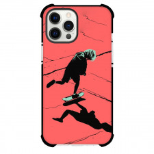 Skateboarding Case For iPhone Samsung Galaxy Pixel OnePlus Vivo Xiaomi Asus Sony Motorola Nokia - Skateboarding Red Black