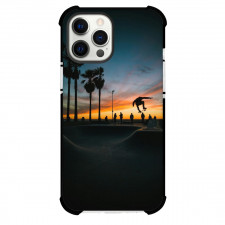 Skateboarding Case For iPhone Samsung Galaxy Pixel OnePlus Vivo Xiaomi Asus Sony Motorola Nokia - Skateboarding In Sunset Illustration