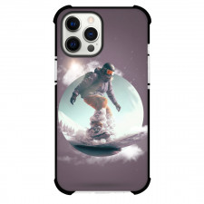 Skateboarding Case For iPhone Samsung Galaxy Pixel OnePlus Vivo Xiaomi Asus Sony Motorola Nokia - Snowboarding Illustration