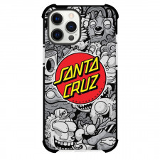 Skateboarding Santa Cruz Case For iPhone Samsung Galaxy Pixel OnePlus Vivo Xiaomi Asus Sony Motorola Nokia - Santa Cruz Logo Doodle Art