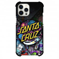 Skateboarding Santa Cruz Case For iPhone Samsung Galaxy Pixel OnePlus Vivo Xiaomi Asus Sony Motorola Nokia - Santa Cruz Logo Graffiti Background