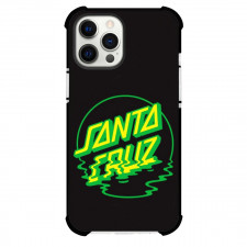 Skateboarding Santa Cruz Case For iPhone Samsung Galaxy Pixel OnePlus Vivo Xiaomi Asus Sony Motorola Nokia - Santa Cruz Logo Green Black
