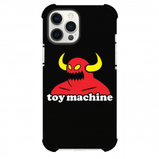 Skateboarding Toy Machine Case For iPhone Samsung Galaxy Pixel OnePlus Vivo Xiaomi Asus Sony Motorola Nokia - Toy Machine Logo Red Yellow