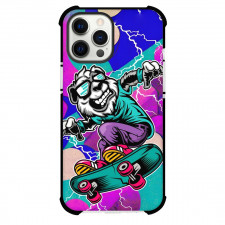 Skateboarding Case For iPhone Samsung Galaxy Pixel OnePlus Vivo Xiaomi Asus Sony Motorola Nokia - Wolf Skateboarding Pop Art