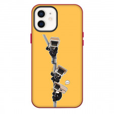 Skibidi Toilet Cameraman Phone Case For iPhone Samsung Galaxy Pixel OnePlus Vivo Xiaomi Asus Sony Motorola Nokia - Cameraman Team On Yellow Background