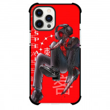 Skibidi Toilet Speakerman Phone Case For iPhone Samsung Galaxy Pixel OnePlus Vivo Xiaomi Asus Sony Motorola Nokia - Speakerman On Red Background