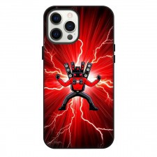 Skibidi Toilet Titan Speakerman Phone Case For iPhone Samsung Galaxy Pixel OnePlus Vivo Xiaomi Asus Sony Motorola Nokia - Titan Speakerman Illustration Art Red Thunder Background