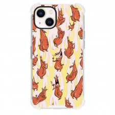 SkinnyDip Cartoon Network Phone Case For iPhone Samsung Galaxy Pixel OnePlus Vivo Xiaomi Asus Sony Motorola Nokia - Cartoon Network x SkinnyDip Cow And Chicken Devil Cow Retro Cartoon Pattern Poster