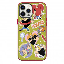 SkinnyDip Cartoon Network Phone Case For iPhone Samsung Galaxy Pixel OnePlus Vivo Xiaomi Asus Sony Motorola Nokia - Cartoon Network x SkinnyDip Johnny Bravo Pretty Face Retro Cartoon Collage Poster