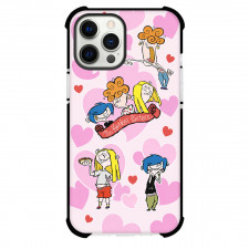 SkinnyDip Cartoon Network Phone Case For iPhone Samsung Galaxy Pixel OnePlus Vivo Xiaomi Asus Sony Motorola Nokia - Cartoon Network x SkinnyDip The Kanker Sisters Heart Pattern Retro Cartoon Poster