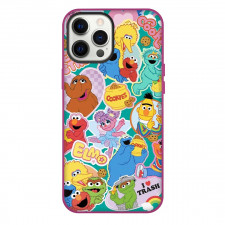 SkinnyDip Sesame Street Phone Case For iPhone Samsung Galaxy Pixel OnePlus Vivo Xiaomi Asus Sony Motorola Nokia - Sesame Street x Skinnydip Friends Cookie Monster Elmo Retro Collage Poster