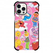 SkinnyDip Sesame Street Phone Case For iPhone Samsung Galaxy Pixel OnePlus Vivo Xiaomi Asus Sony Motorola Nokia - Sesame Street x Skinnydip Valentines Hearts Rainbow Cookie Monster Elmo Collage Poster