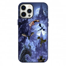 The Elder Scrolls V Skyrim Phone Case For iPhone Samsung Galaxy Pixel OnePlus Vivo Xiaomi Asus Sony Motorola Nokia - The Elder Scrolls V Skyrim Dovahkiin And Dragons Poster