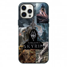 The Elder Scrolls V Skyrim Phone Case For iPhone Samsung Galaxy Pixel OnePlus Vivo Xiaomi Asus Sony Motorola Nokia - The Elder Scrolls V Skyrim Series Collage Poster