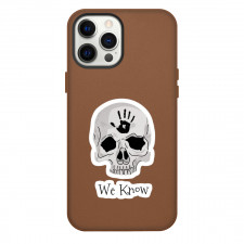 The Elder Scrolls V Skyrim Phone Case For iPhone Samsung Galaxy Pixel OnePlus Vivo Xiaomi Asus Sony Motorola Nokia - The Elder Scrolls V Skyrim We Know Skull Sticker