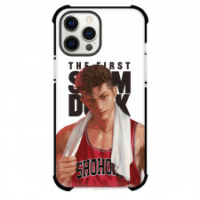 Slam Dunk Miyagi Ryota Phone Case For iPhone Samsung Galaxy Pixel OnePlus Vivo Xiaomi Asus Sony Motorola Nokia - Miyagi Ryota Towel On Shoulder