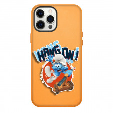 The Smurfs Brainy Smurf Case For iPhone Samsung Galaxy Pixel OnePlus Vivo Xiaomi Asus Sony Motorola Nokia - Brainy Hang On