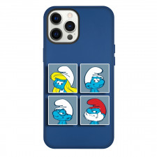 The Smurfs Case For iPhone Samsung Galaxy Pixel OnePlus Vivo Xiaomi Asus Sony Motorola Nokia - Characters Framing Collage Art