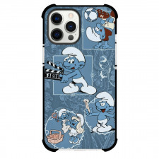 The Smurfs Case For iPhone Samsung Galaxy Pixel OnePlus Vivo Xiaomi Asus Sony Motorola Nokia - Smurfs Diverse Roles Collage Art