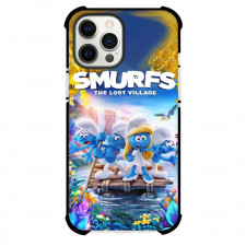 The Smurfs Case For iPhone Samsung Galaxy Pixel OnePlus Vivo Xiaomi Asus Sony Motorola Nokia - Smurfs Paddling in a River Animated Art