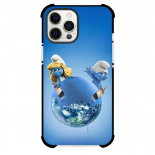 The Smurfs Case For iPhone Samsung Galaxy Pixel OnePlus Vivo Xiaomi Asus Sony Motorola Nokia - Smurfs Painting the Earth Illustration Poster