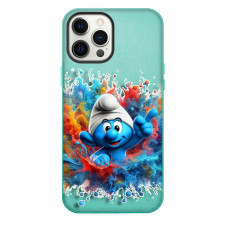 The Smurfs Case For iPhone Samsung Galaxy Pixel OnePlus Vivo Xiaomi Asus Sony Motorola Nokia - Smurf Watercolor Sticker Art