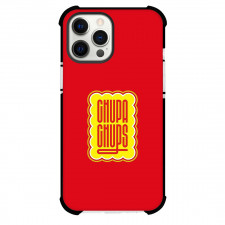 Chupa Chups Phone Case For iPhone and Samsung Galaxy Devices - Chupa Chups Lettering Series On Red Background